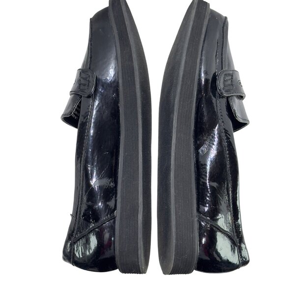 LONDON REBEL Devon Faux Patent Leather Loafers Womens Shoes Size 8.5M - Picture 5 of 15